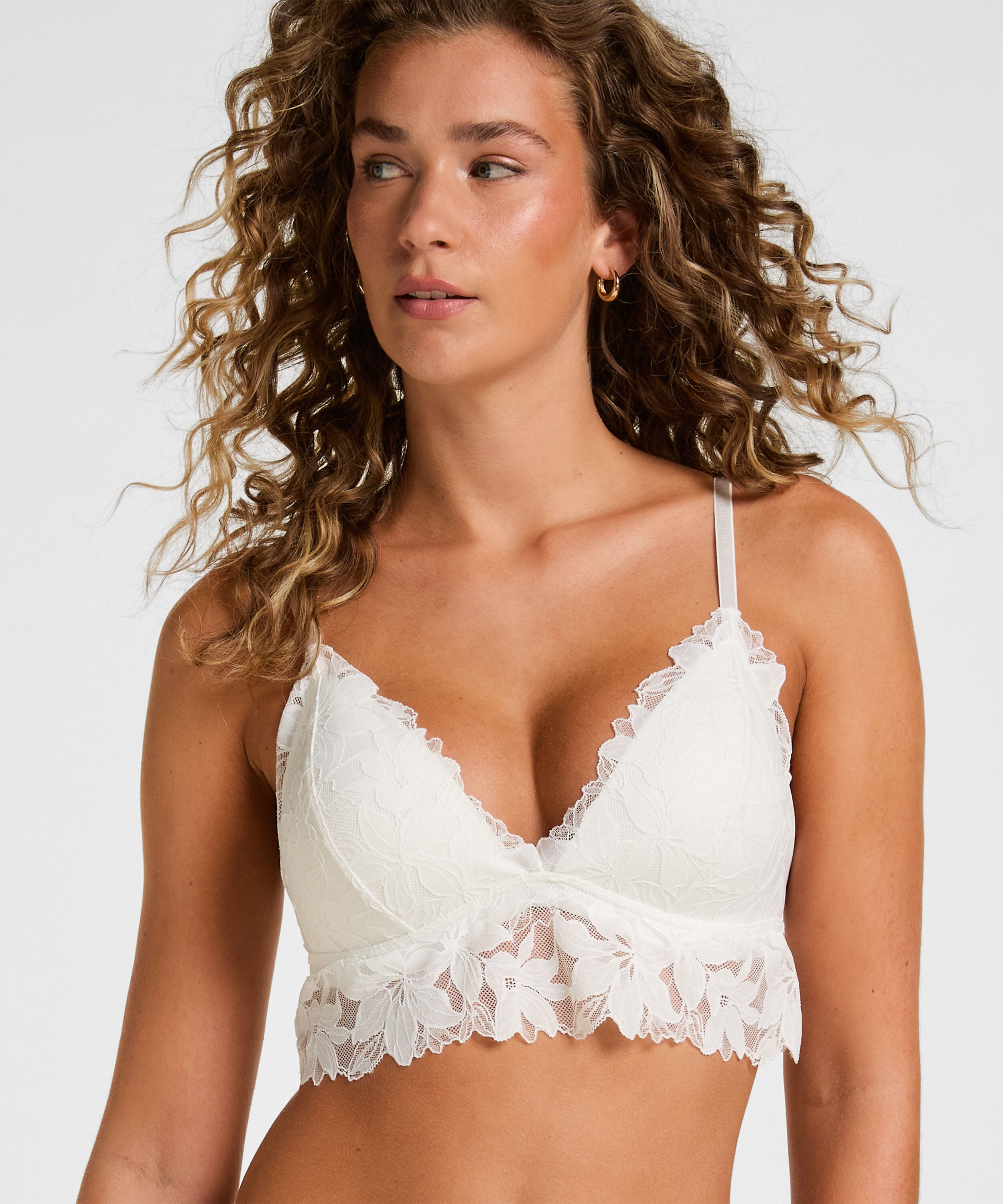 Bralette Ingrid, Blanco