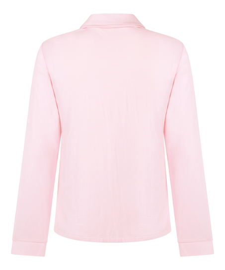 Chaqueta de manga larga de jersey Essentil, Rosa