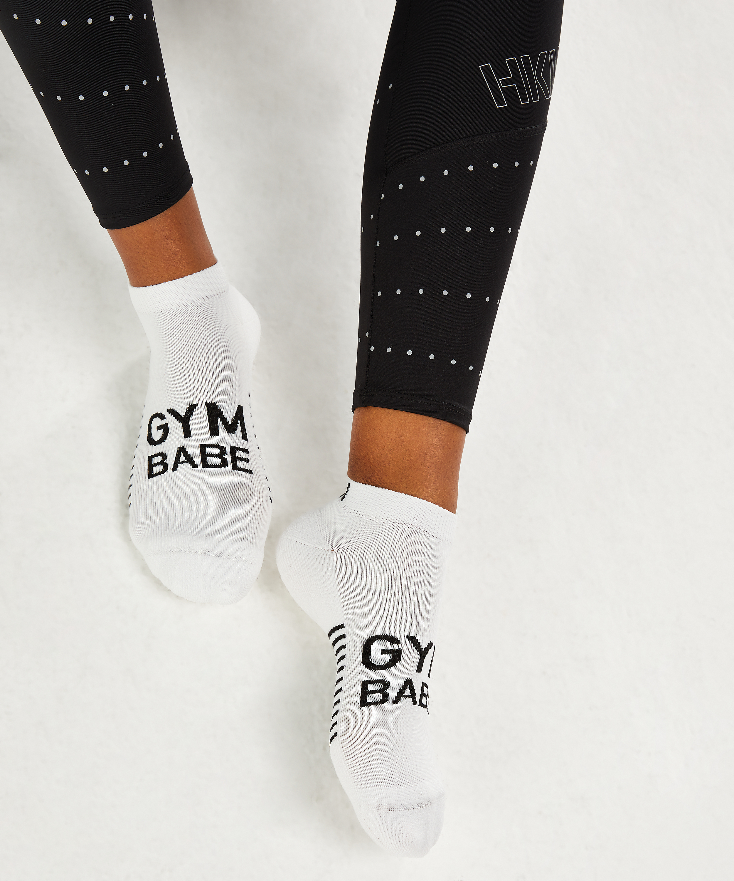 Calcetines de rendimiento HKMX (2 pares), Blanco, main