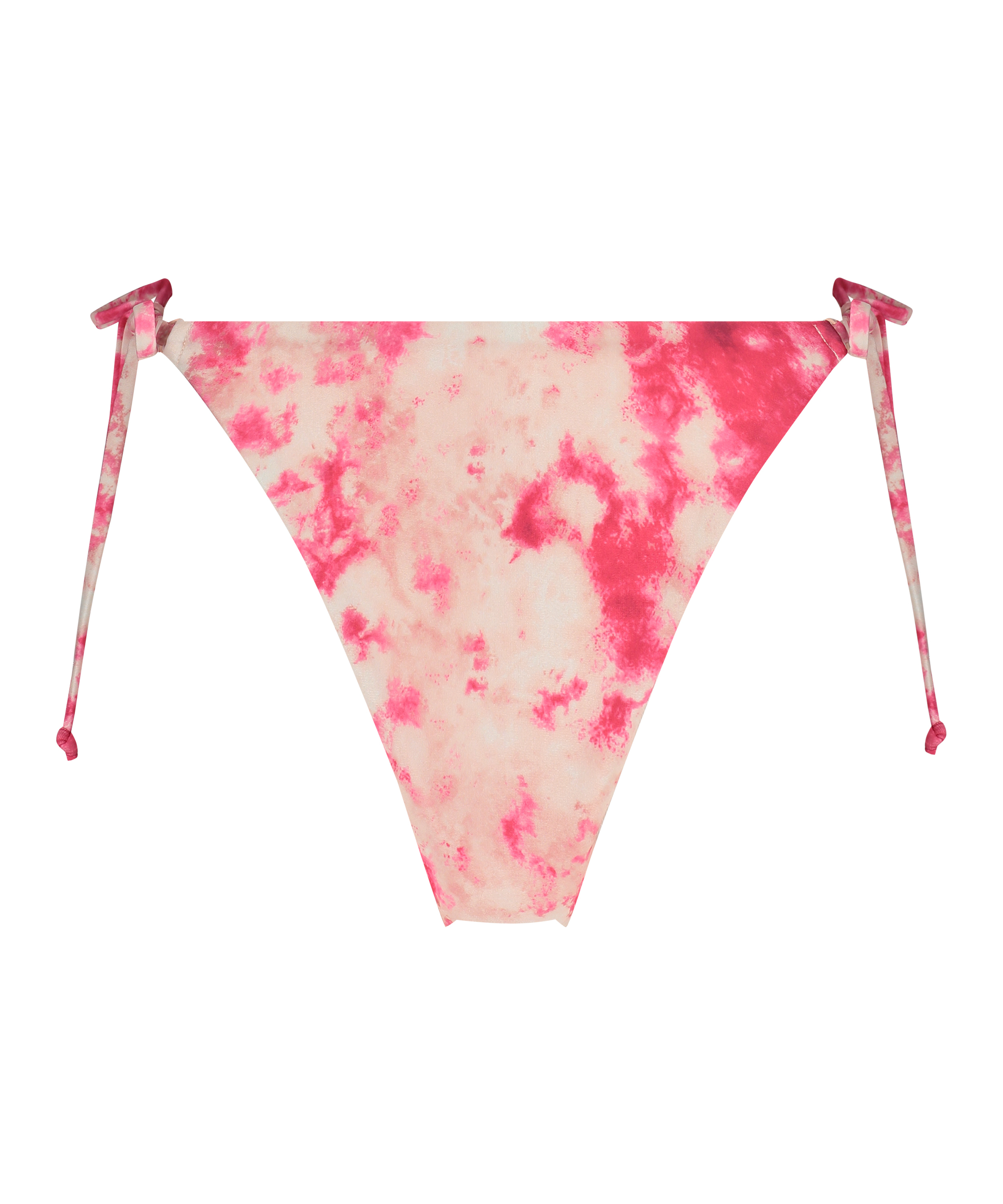 Braguita de bikini de tiro alto Tie Dye, Rosa, main