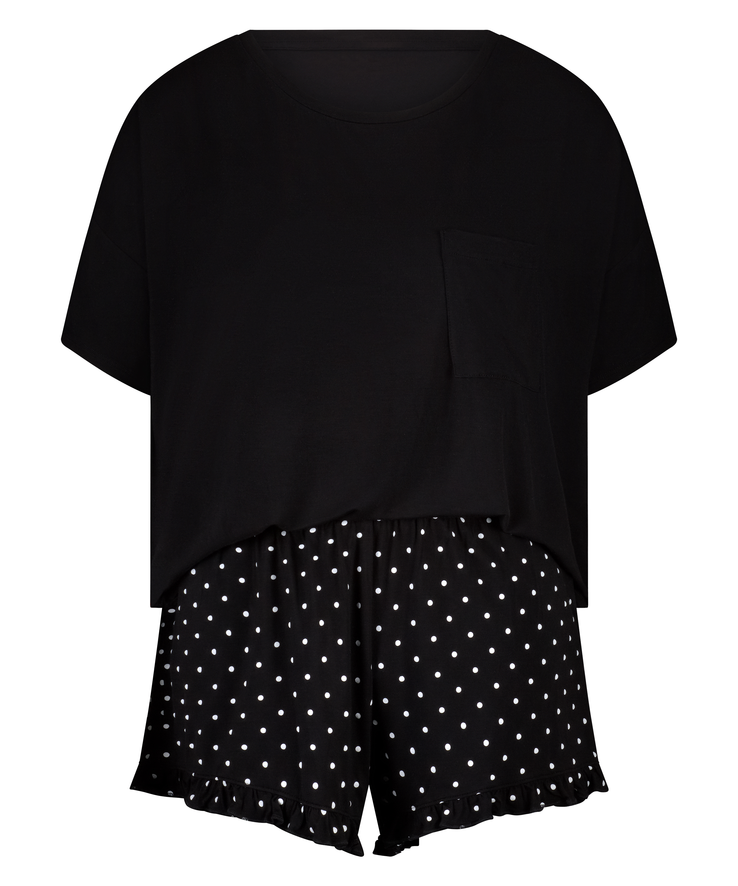 Conjunto de pijama, Negro, main