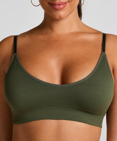 Bralette triangular Dide, Verde