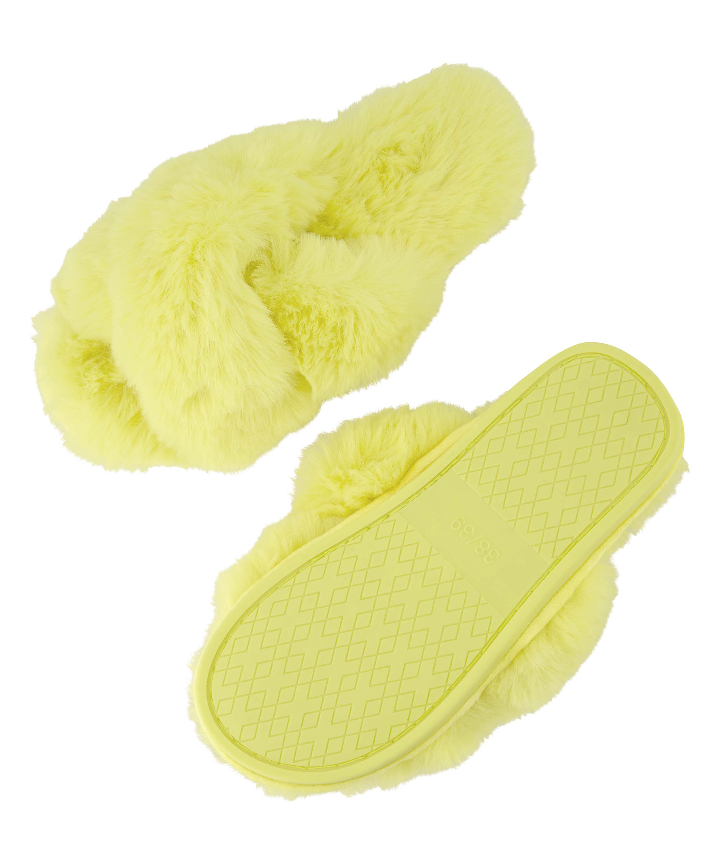 Zapatillas Fake Fur, Amarillo, main