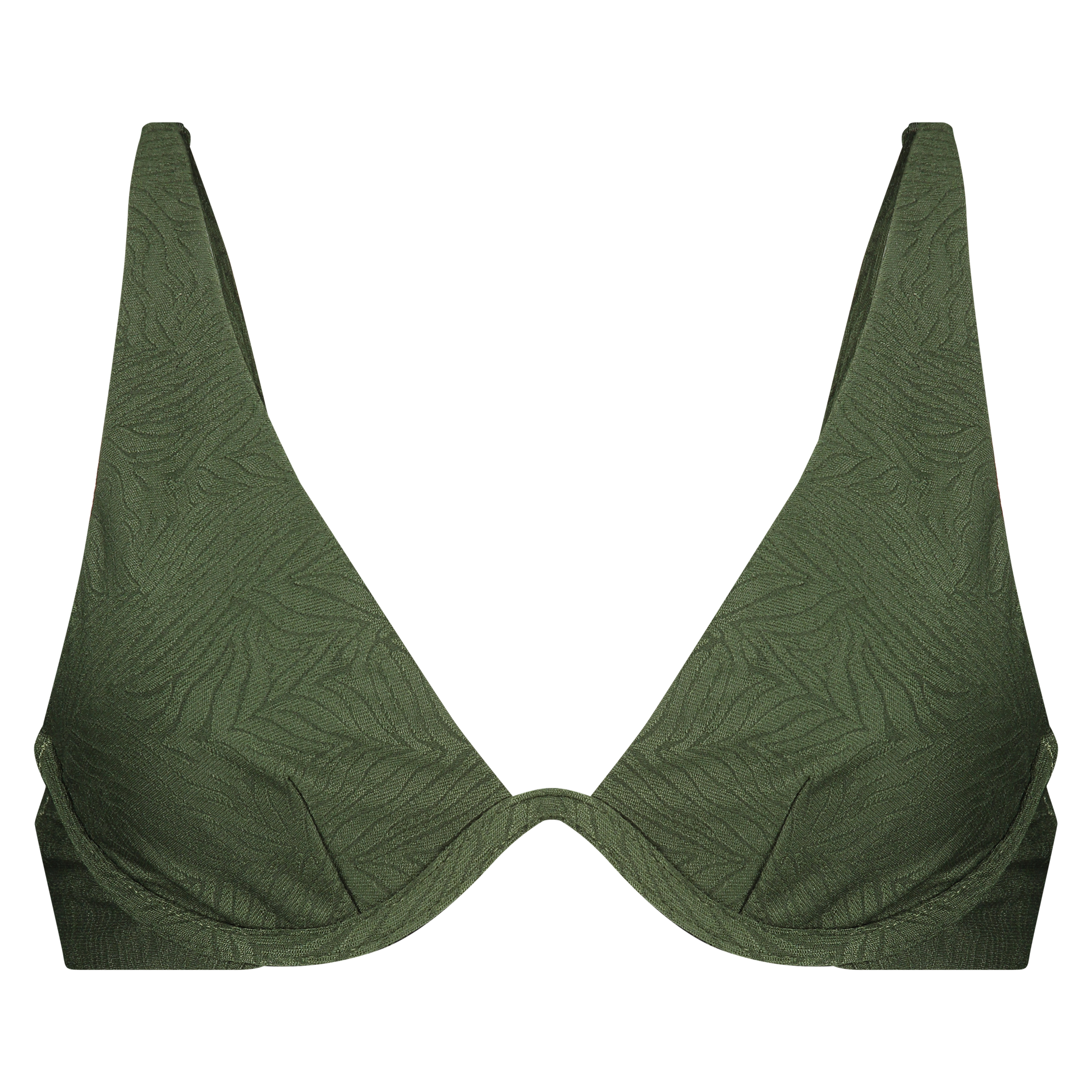 Top de bikini de aros no preformado Bayside Doutzen, Verde, main