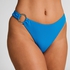 Braguita de bikini de pernera alta Porto, Azul