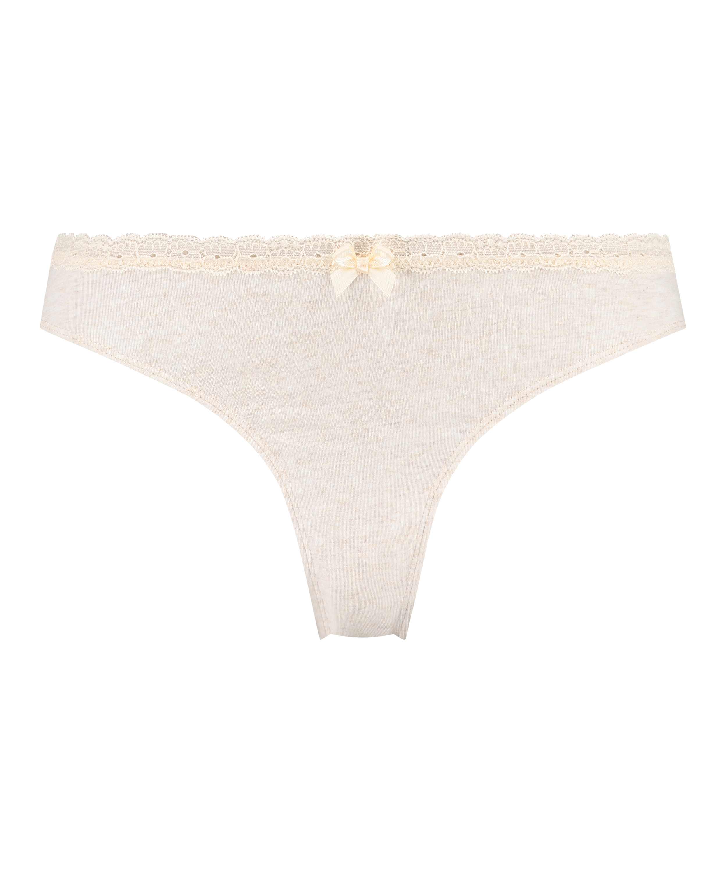 Tanga de algod&oacute;n, Beige, main