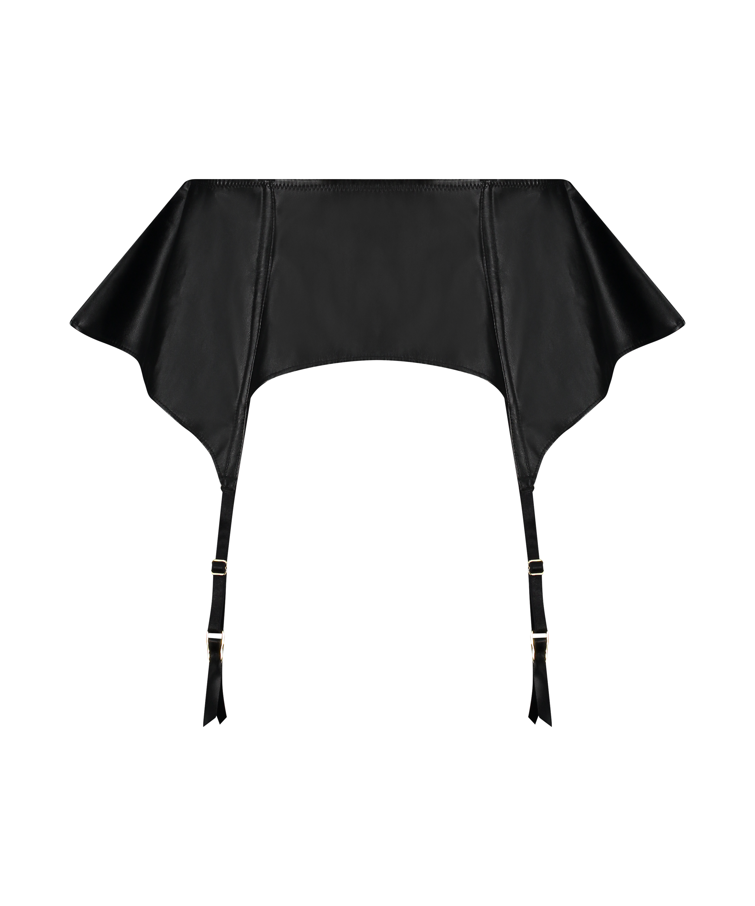 Liguero Private de apariencia de cuero, Negro, main