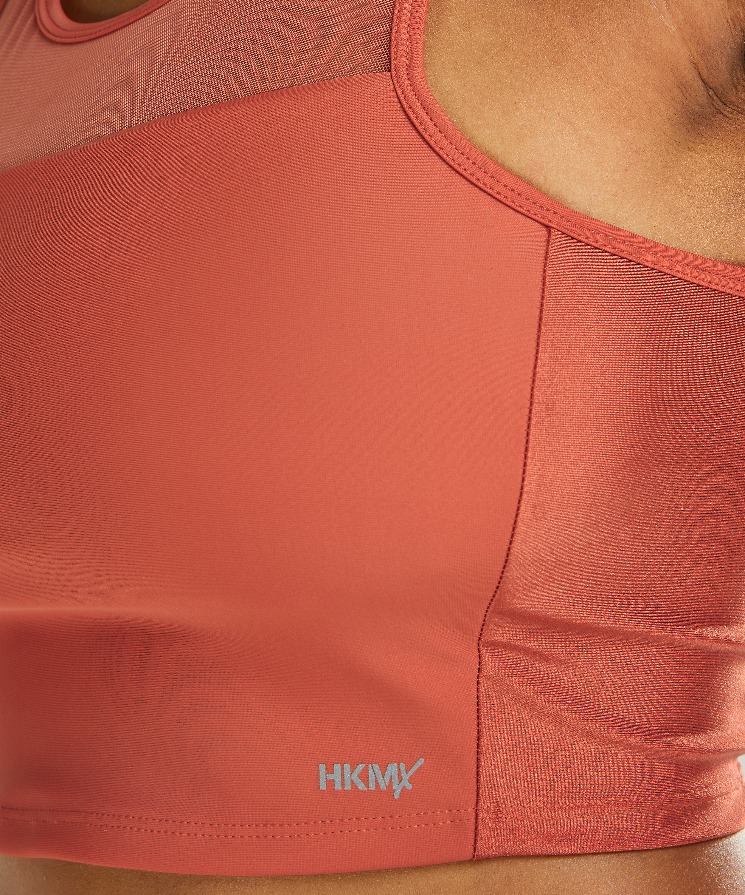 Camiseta sin mangas deportiva HKMX Shine On, marrón, main