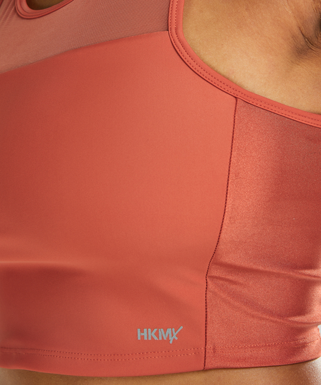 Camiseta sin mangas deportiva HKMX Shine On, marrón