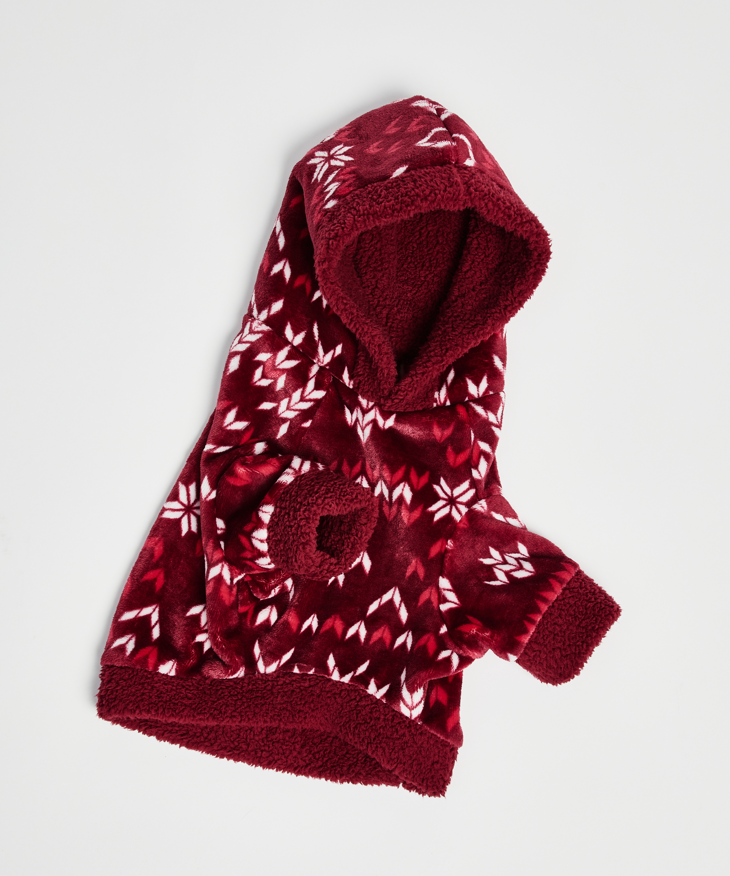 Mono forro polar para perro, Rojo, main