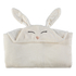 Winter Bunny Snuggle Blanket, Blanco