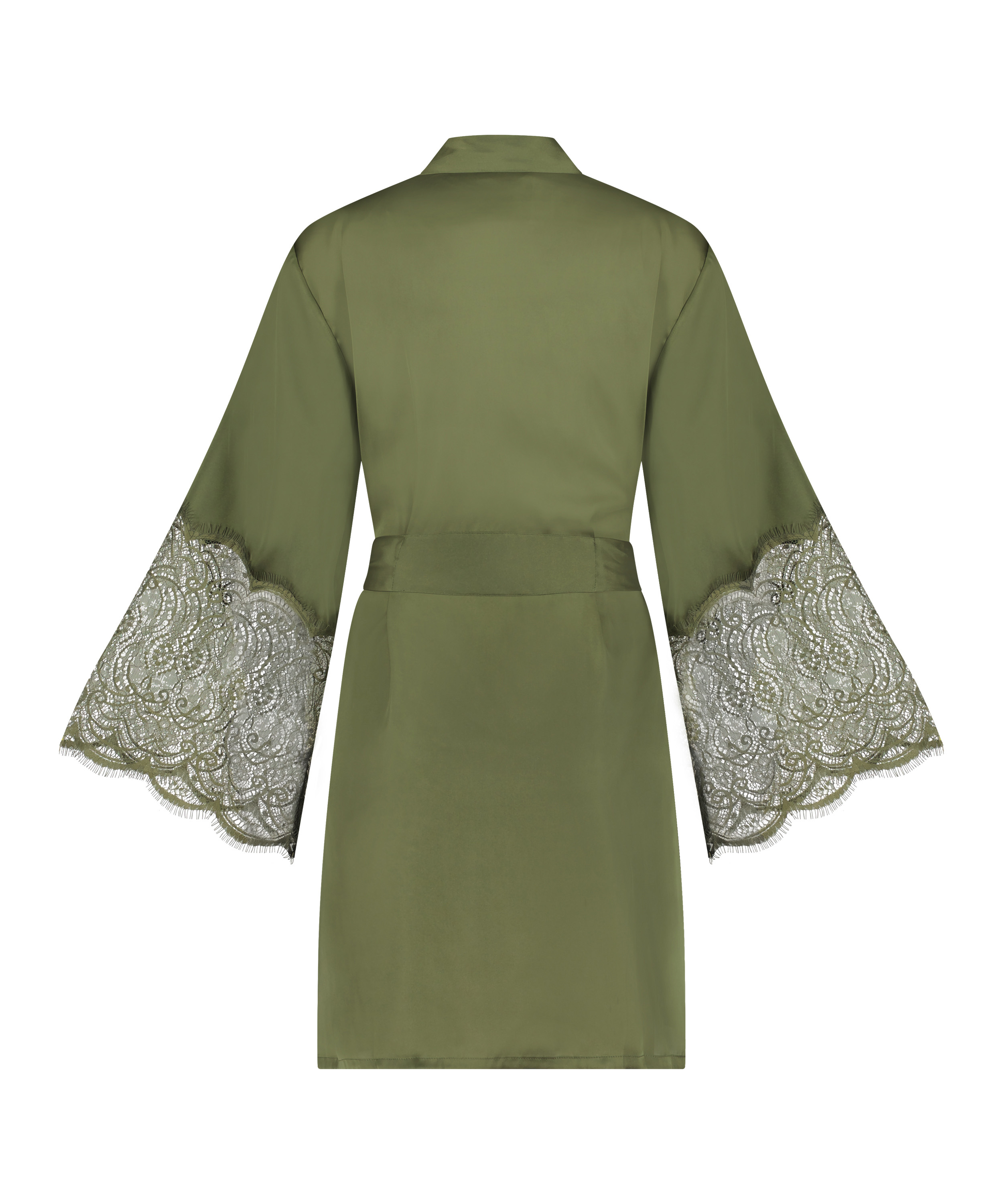 Kimono Satin, Verde, main