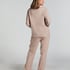 Pantalones de pijama de franela, Beige