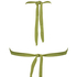 Top de bikini Holbox, Verde