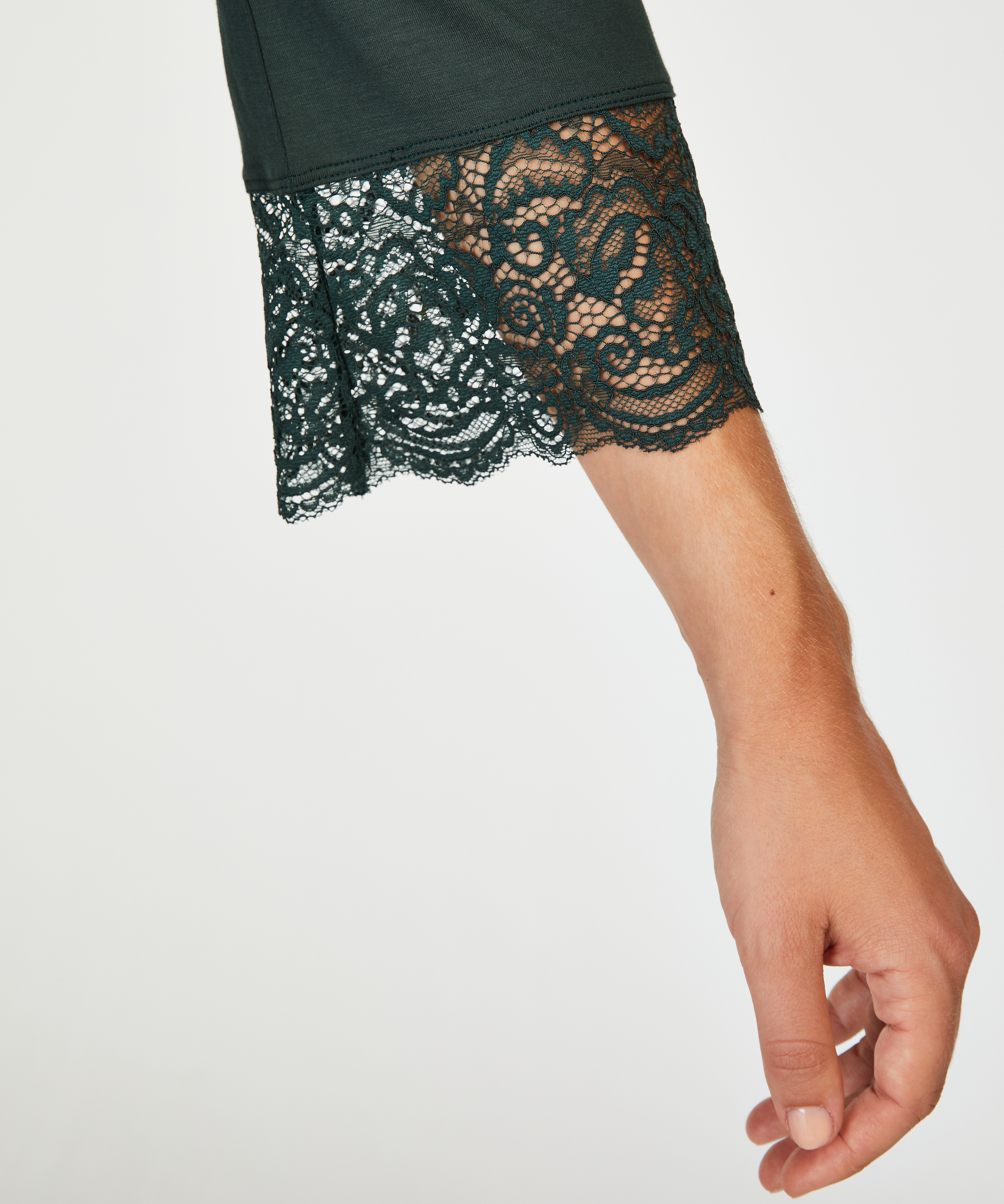 Kimono Vera Lace, Verde, main