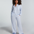 Pantalón de pijama de algodón, Azul