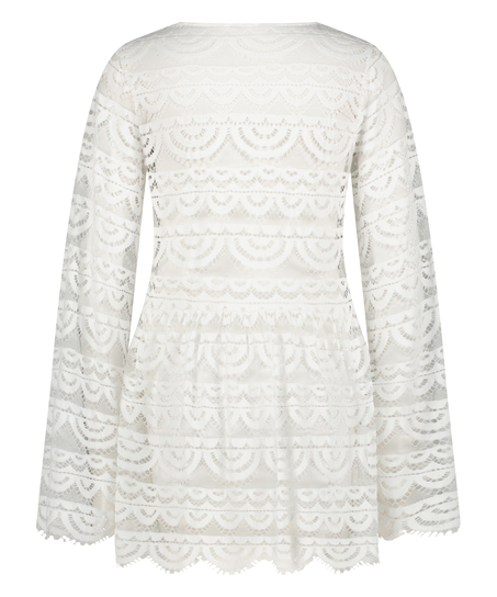 Vestido de playa, Blanco