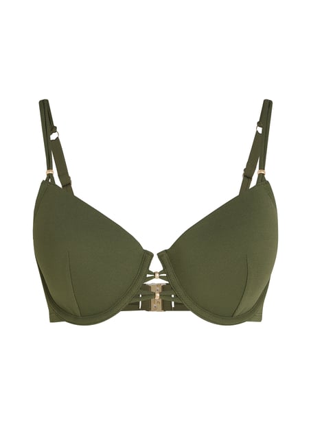 Top de bikini Holbox, Verde