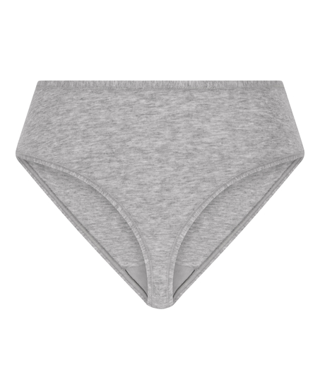 Tanga de algod&oacute;n, Gris