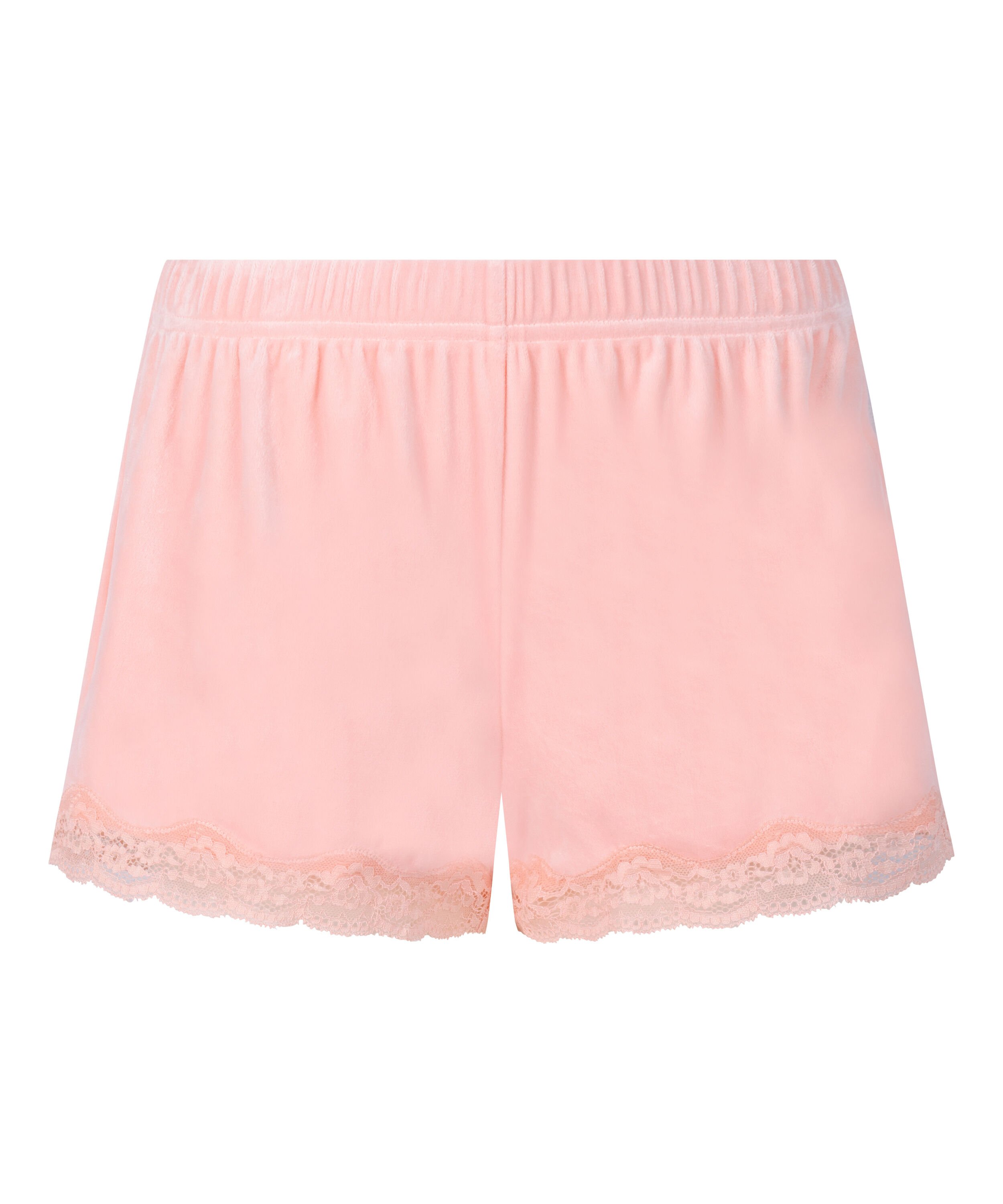 Short Velours Lace, Rosa