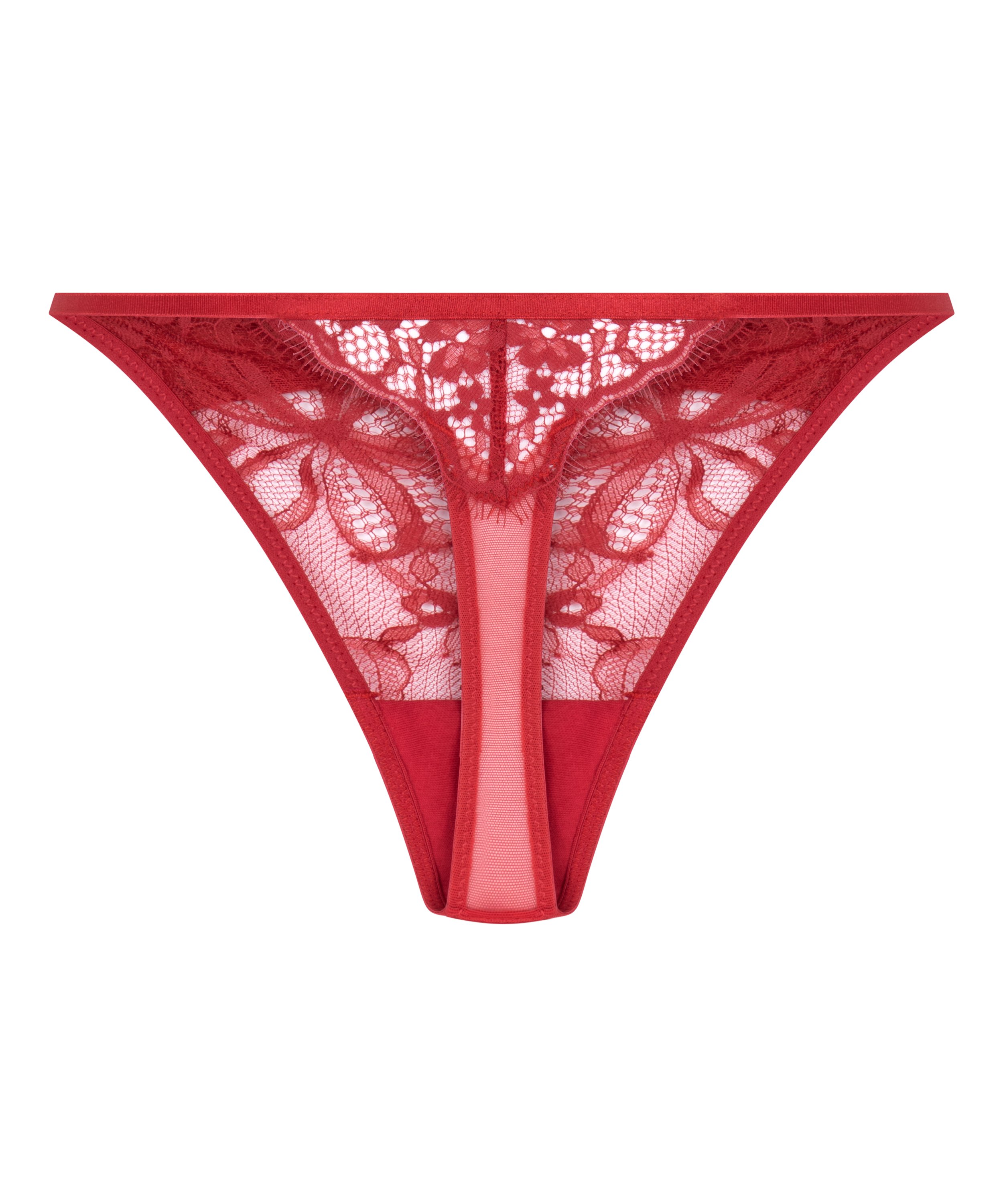 Tanga de talle alto Marianna, Rojo, main