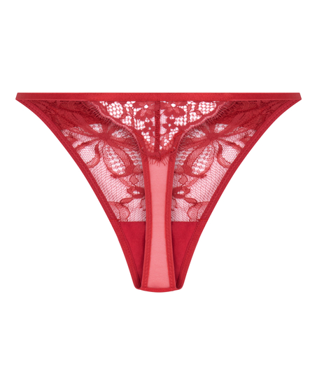 Tanga de talle alto Marianna, Rojo