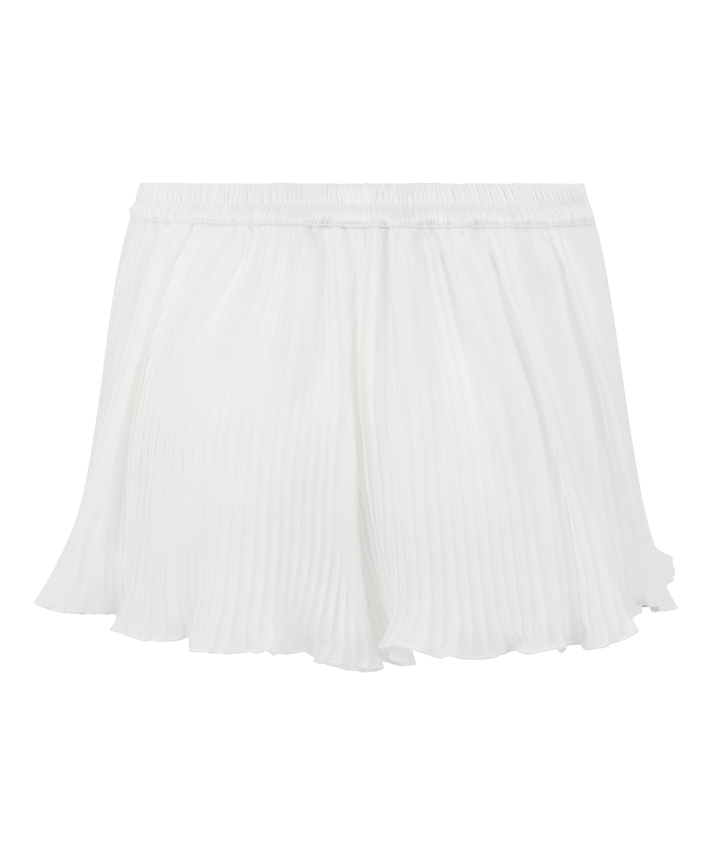 Short plisado, Blanco, main