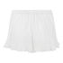 Short plisado, Blanco