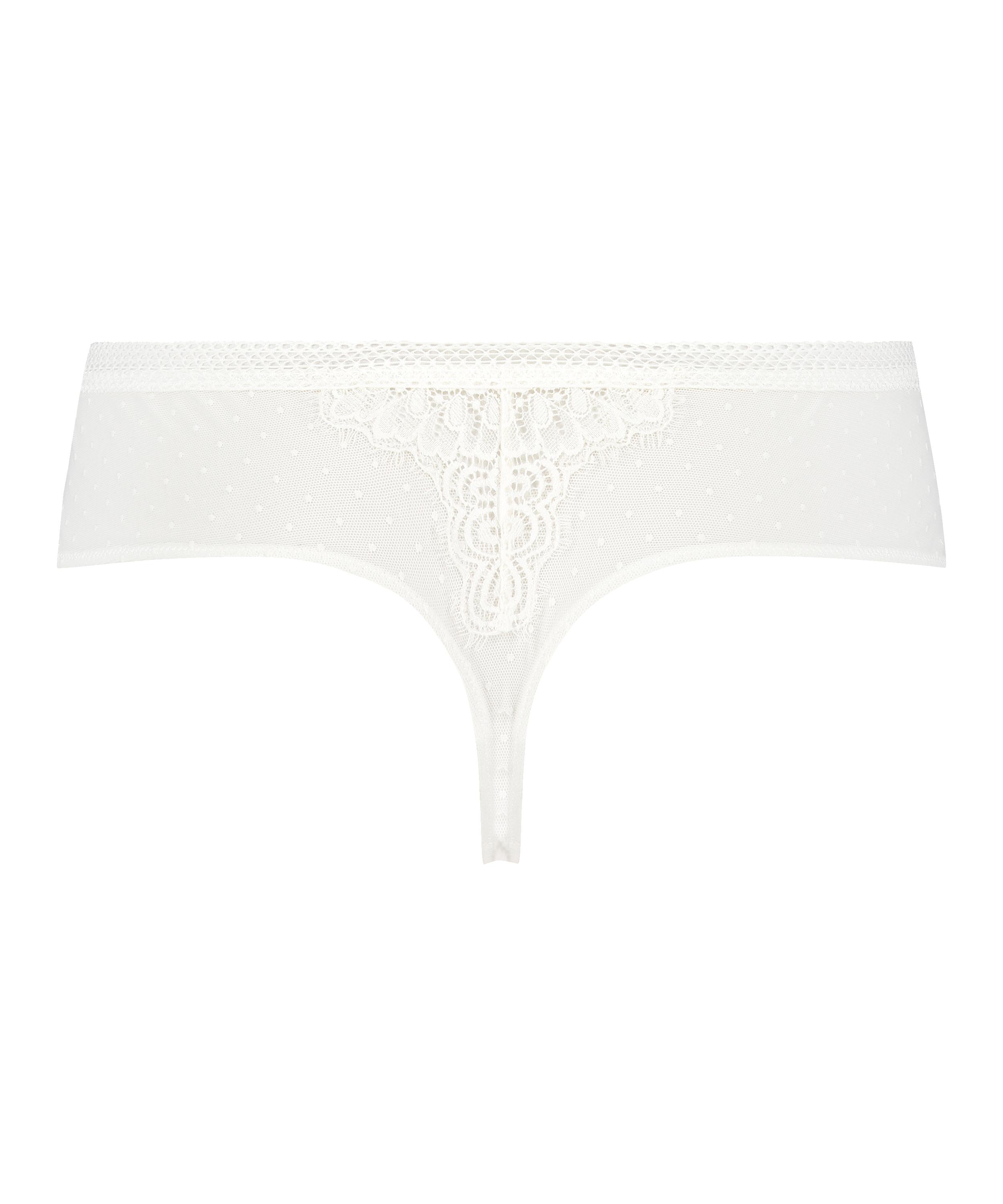 Tanga bóxer Bessie, Blanco, main