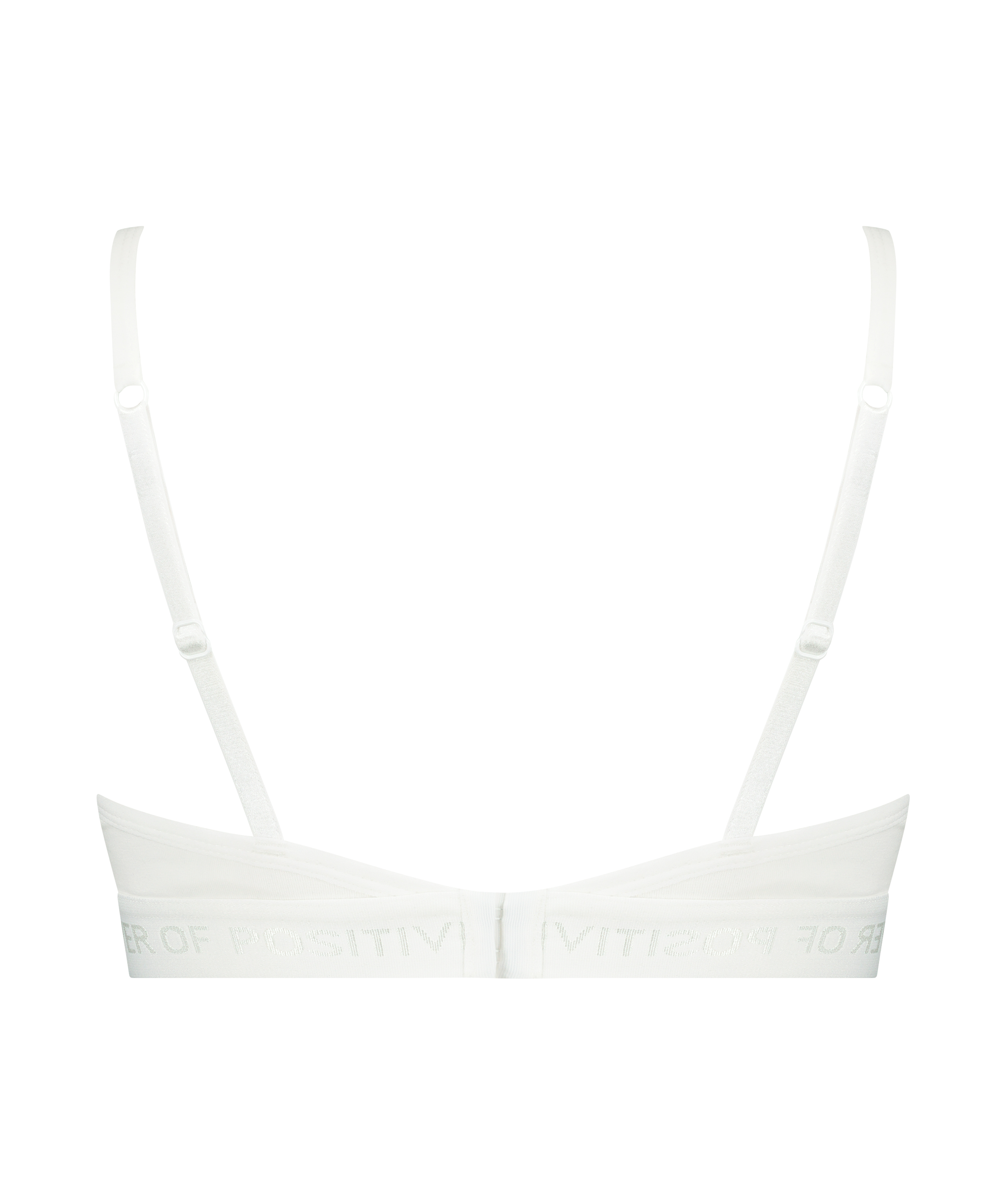 Bralette de triángulo Cutie, Blanco, main
