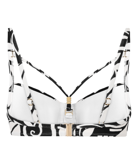 Top de bikini Mauritius, Negro
