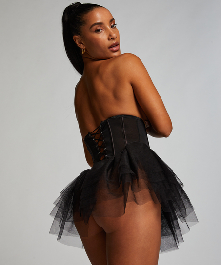 Private Corsé de tutú, Negro