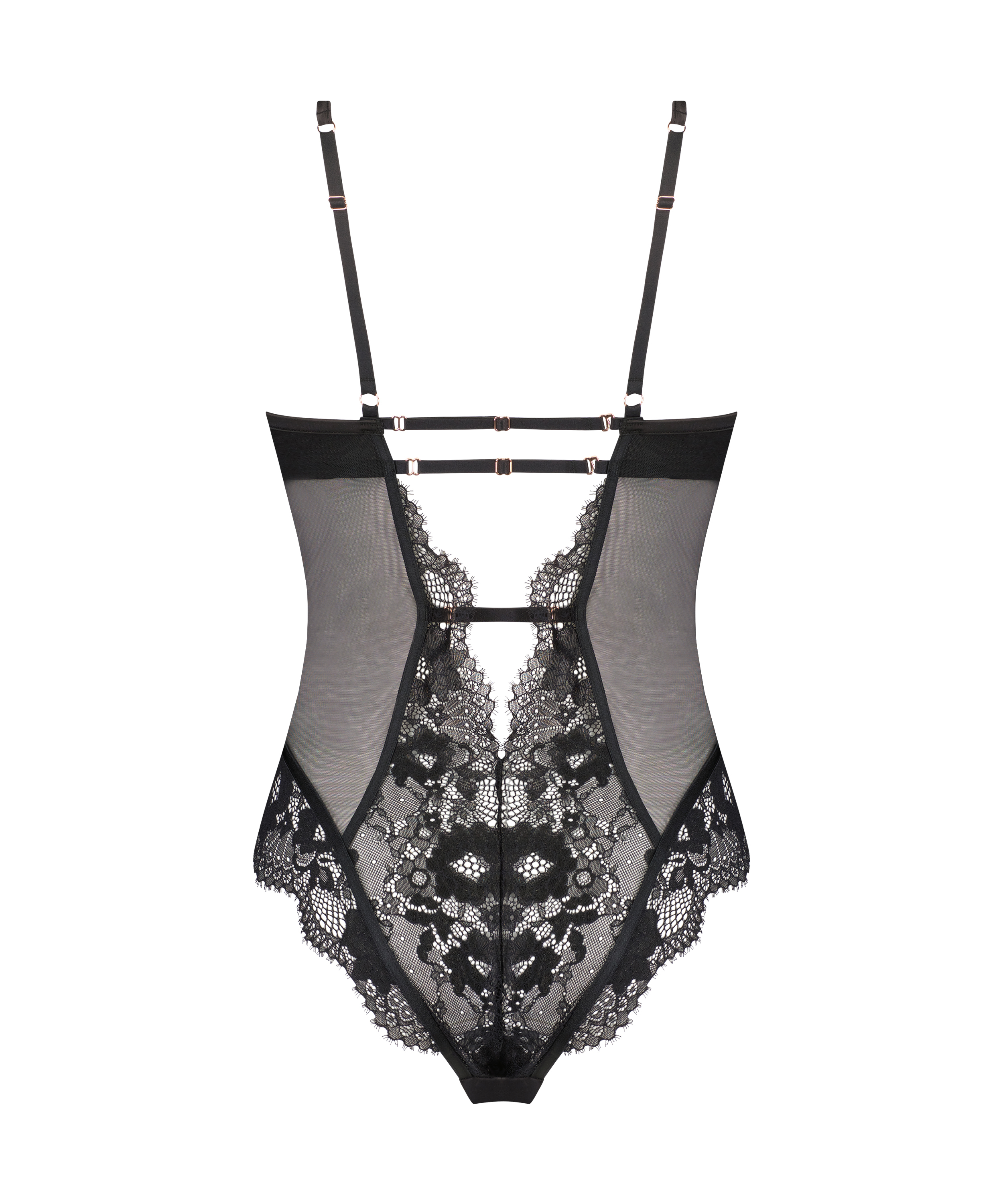 Bodi con aros Gabrielle, Negro, main