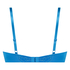 Sujetador longline de aros no preformado Anya, Azul