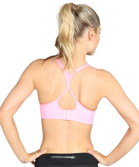 The Game sports bra Level 1, Rosa