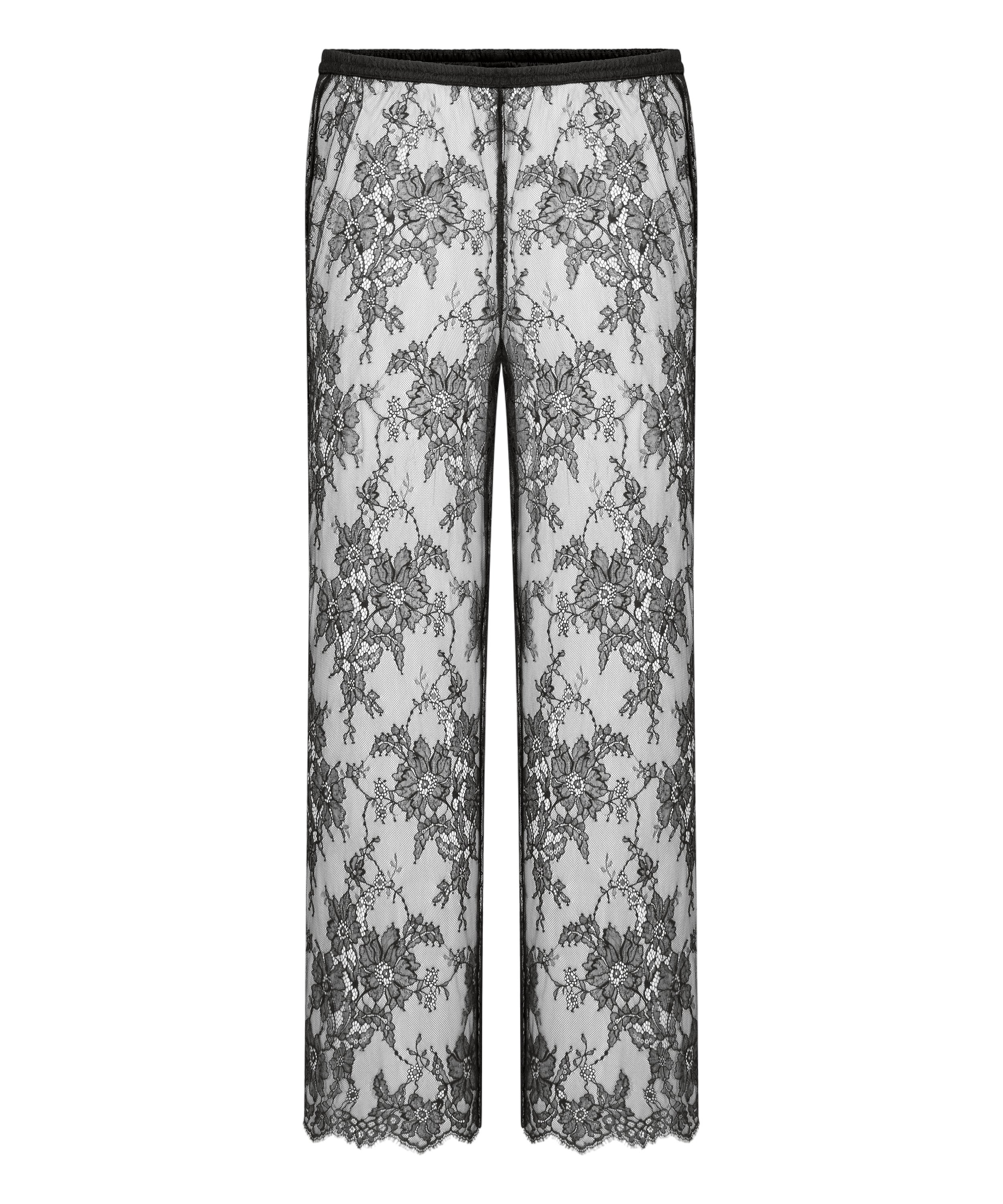 Pantal&oacute;n de pijama Cecilia, Negro, main