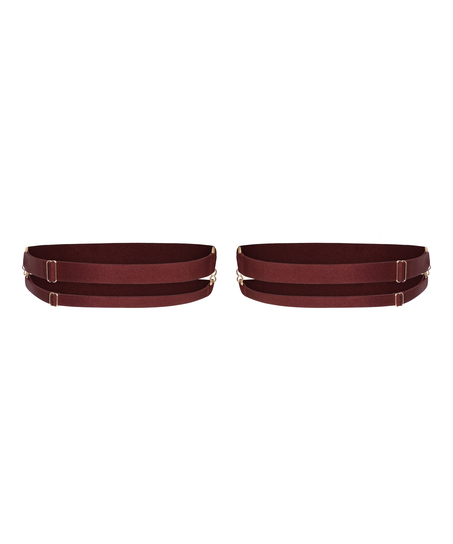 Ligas el&aacute;sticas para pierna, Rojo