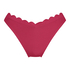Braguita de Bikini de Corte Alto Scallop, Rosa