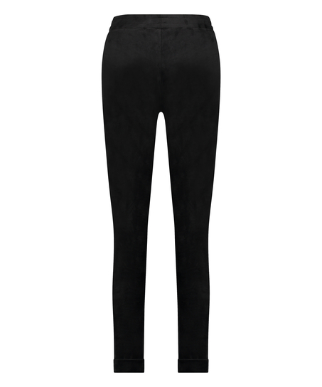 Pantalón Tall de deporte de terciopelo, Negro