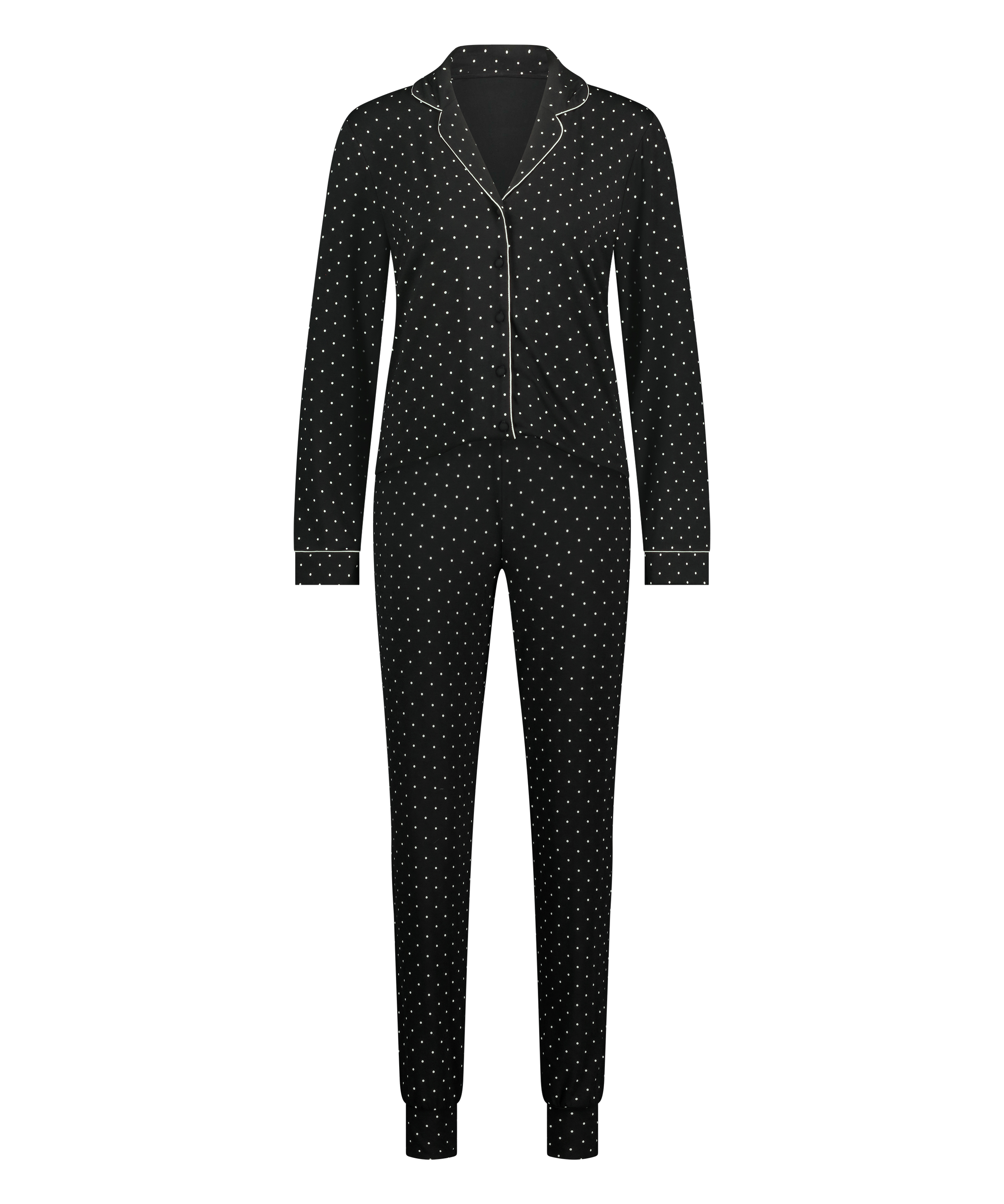 Conjunto de pijama, Negro, main