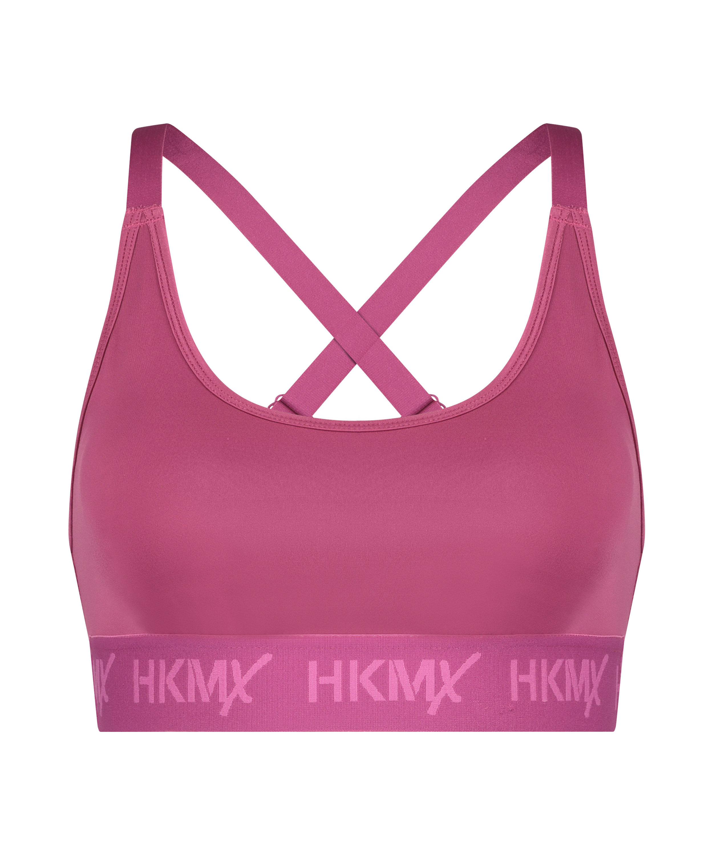 HKMX Sujetador deportivo The Crop Logo nivel 1, Rosa, main