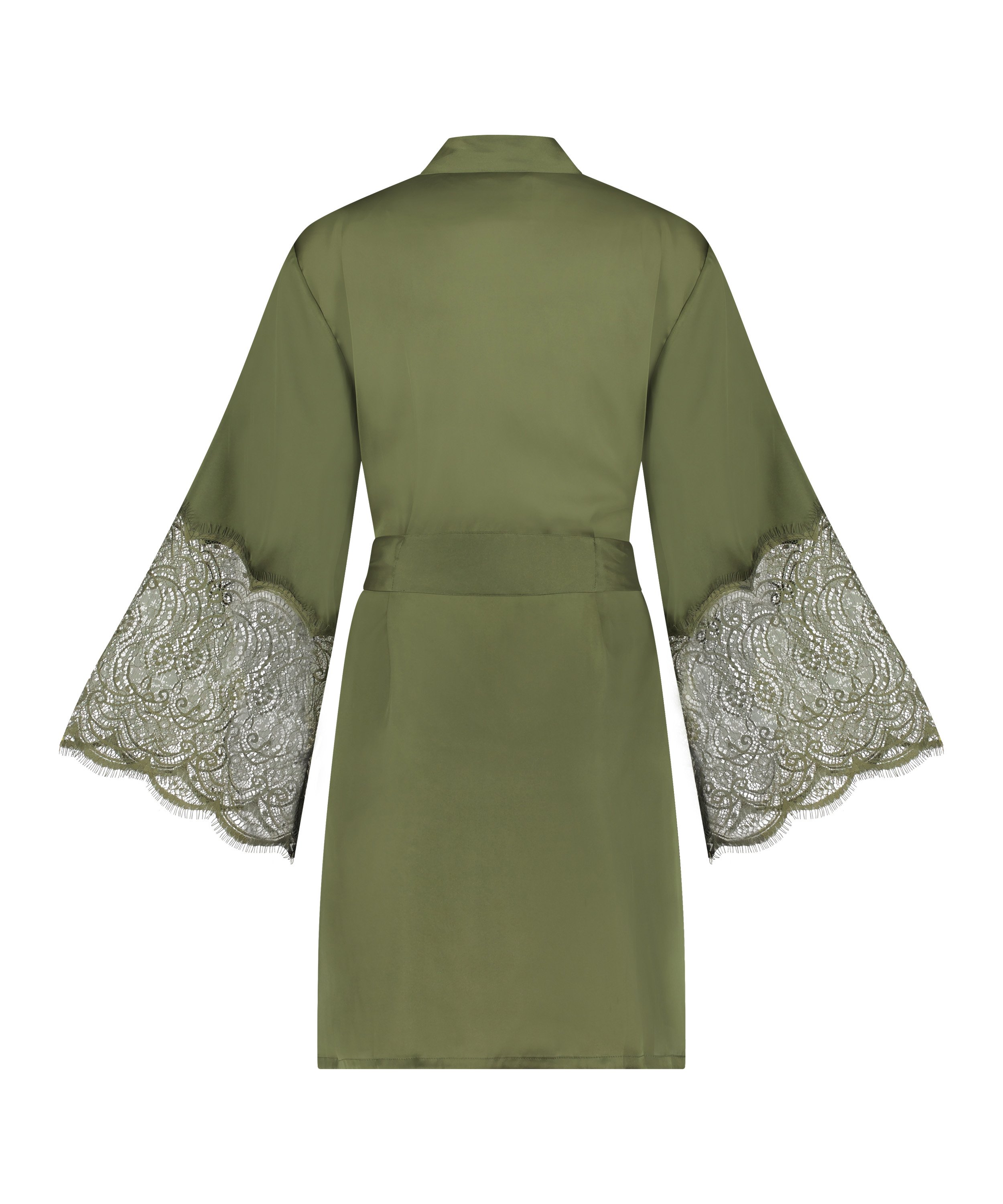 Kimono Satin, Verde, main