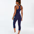 Capri con dise&ntilde;o y cintura alta de nivel 2 de HKMX, Azul