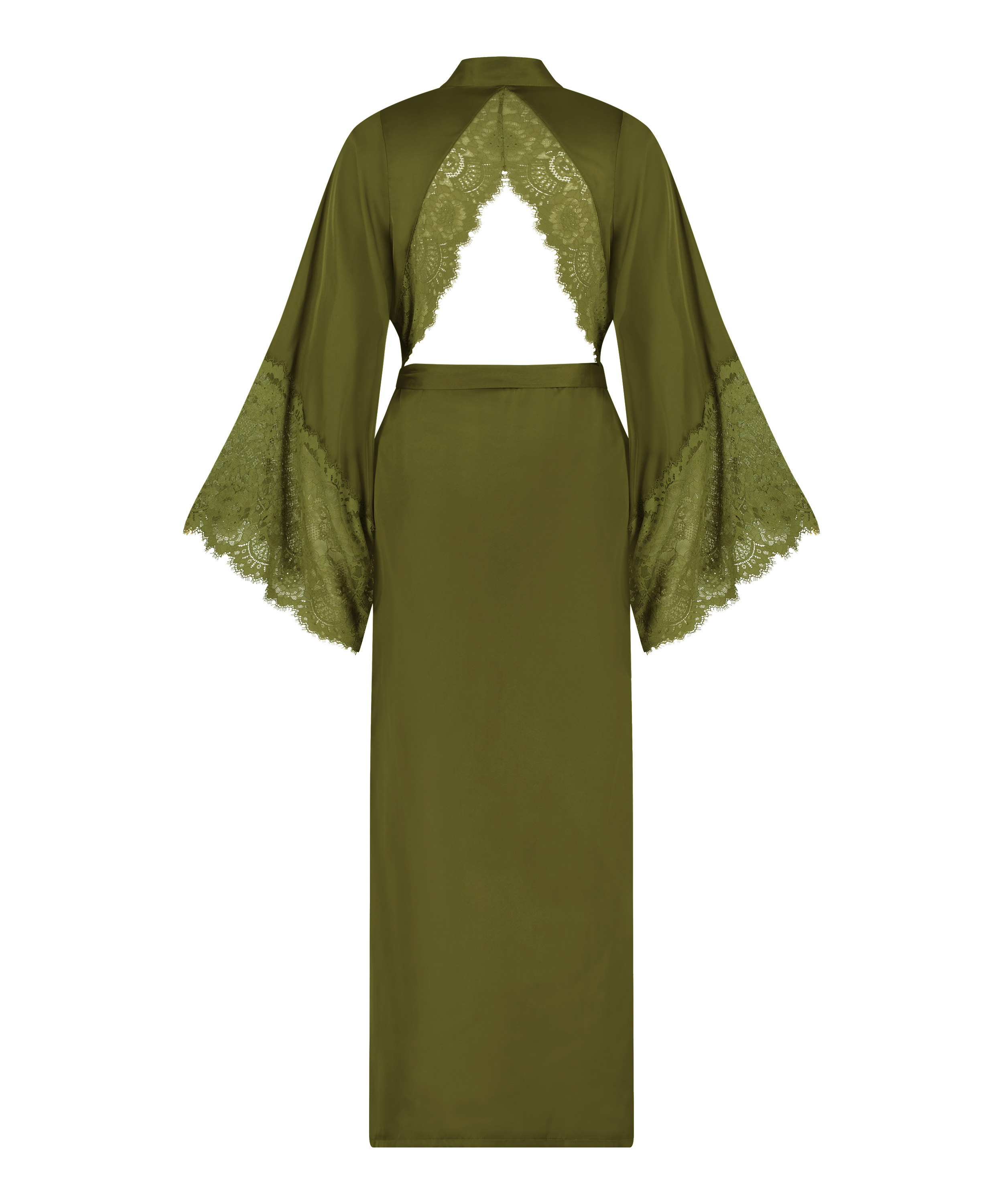 Kimono de sat&eacute;n, Verde, main