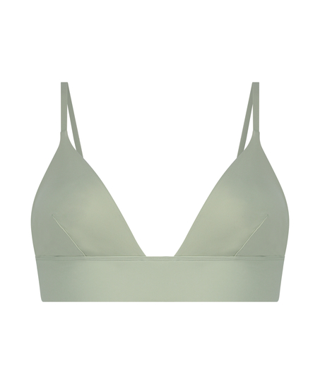 Triangular Bralette Smooth, Verde