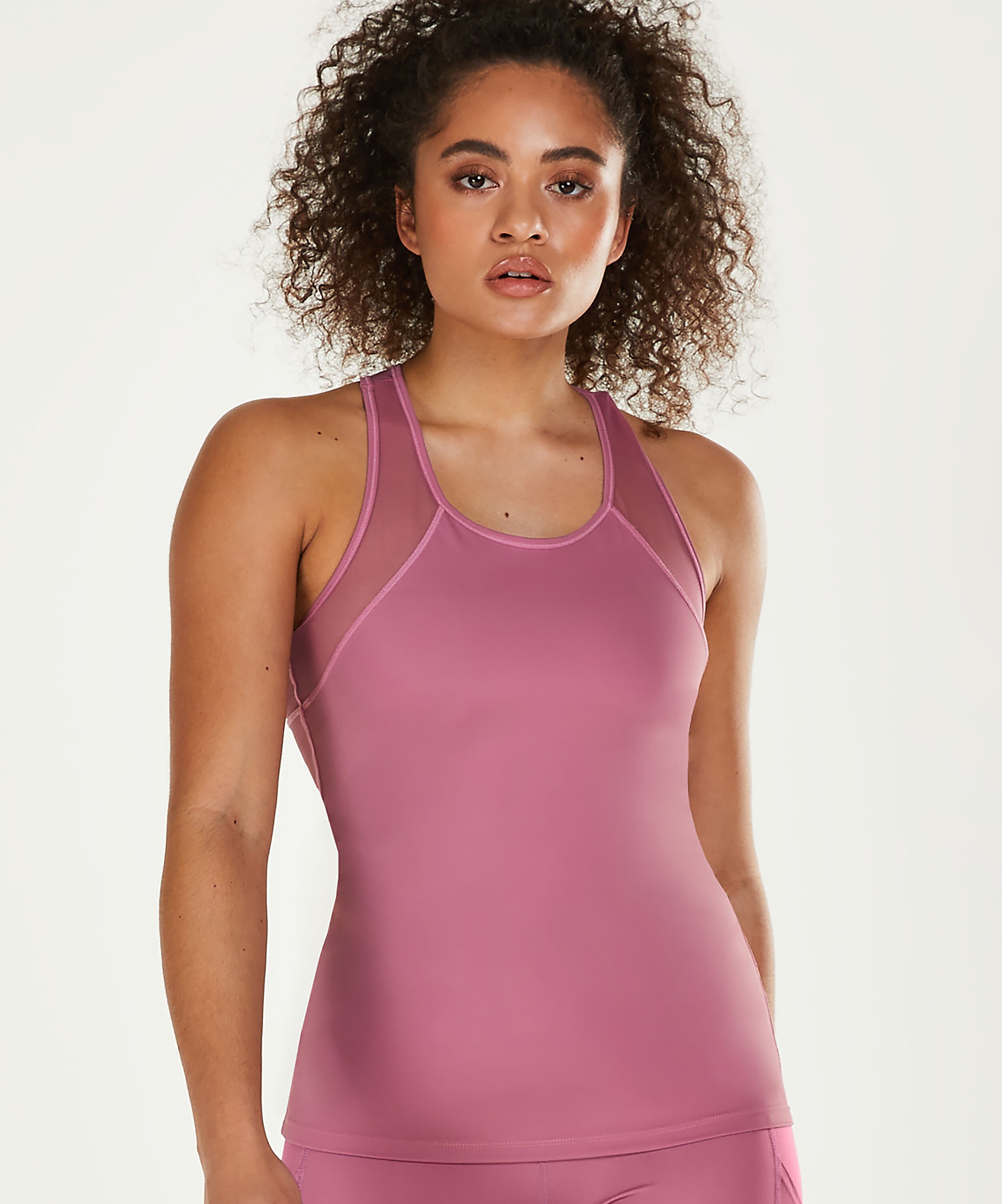 Camiseta sin mangas HKMX, Morado