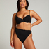 Braguita de Bikini Rio Scallop, Negro