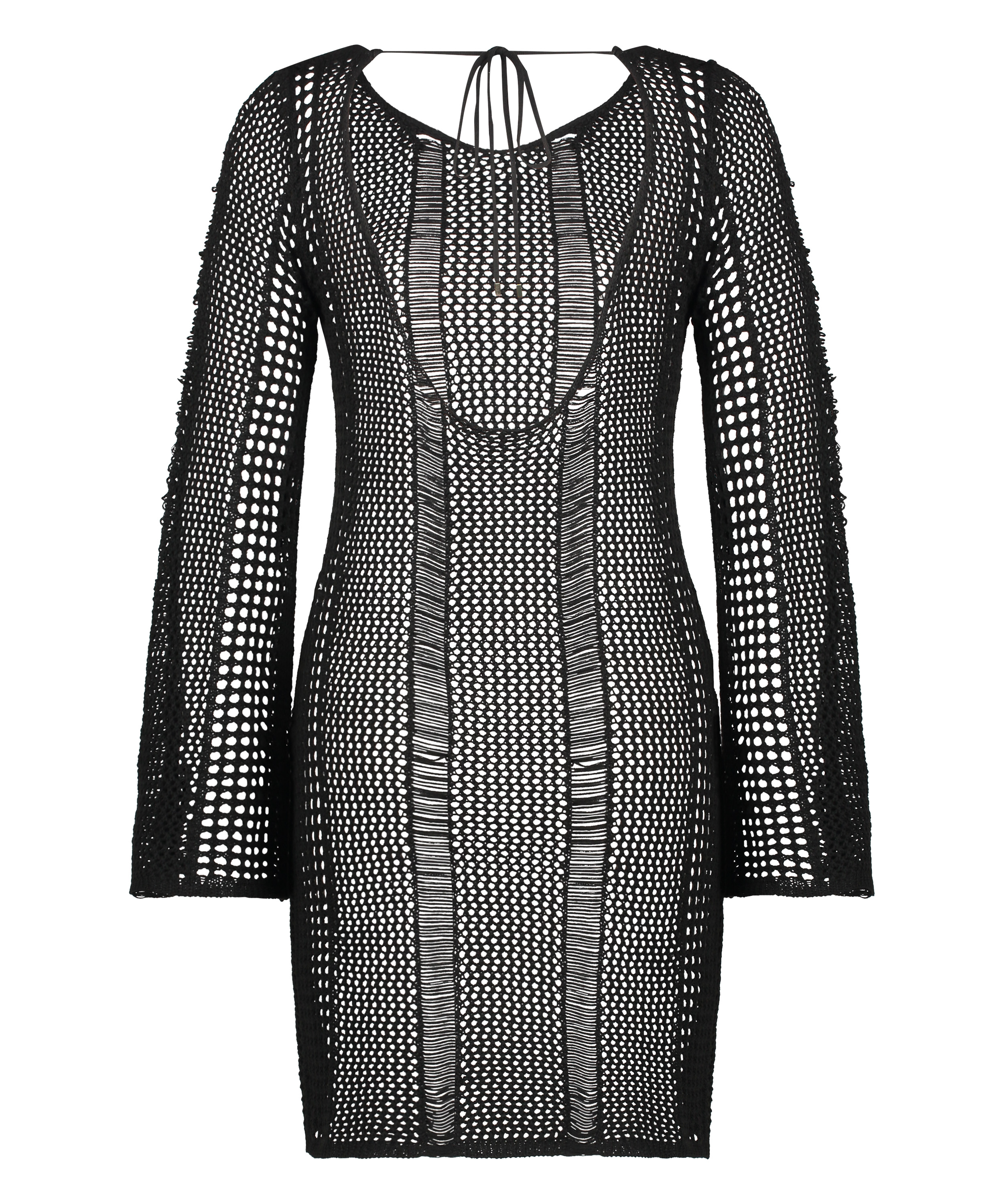 Vestido de playa, Negro, main