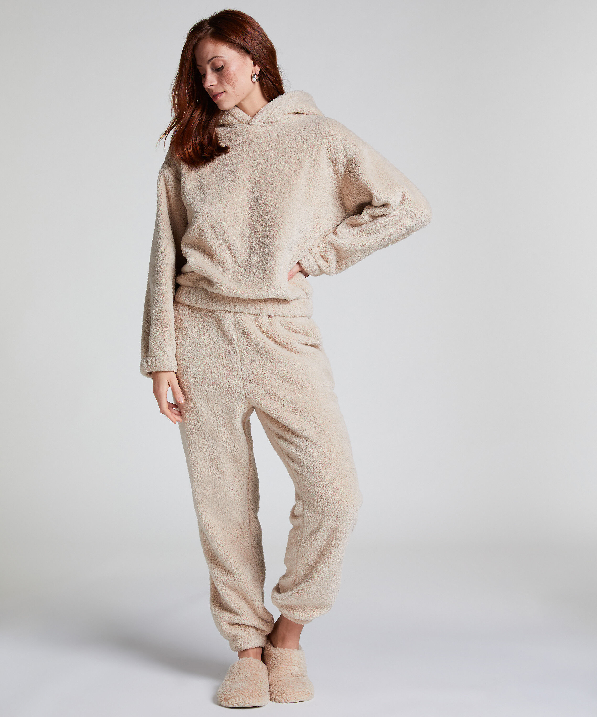 Pantalón deportivo Snuggle Me, Beige