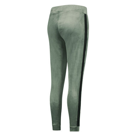 Pantal&oacute;n de deporte de terciopelo de HKMX, Verde